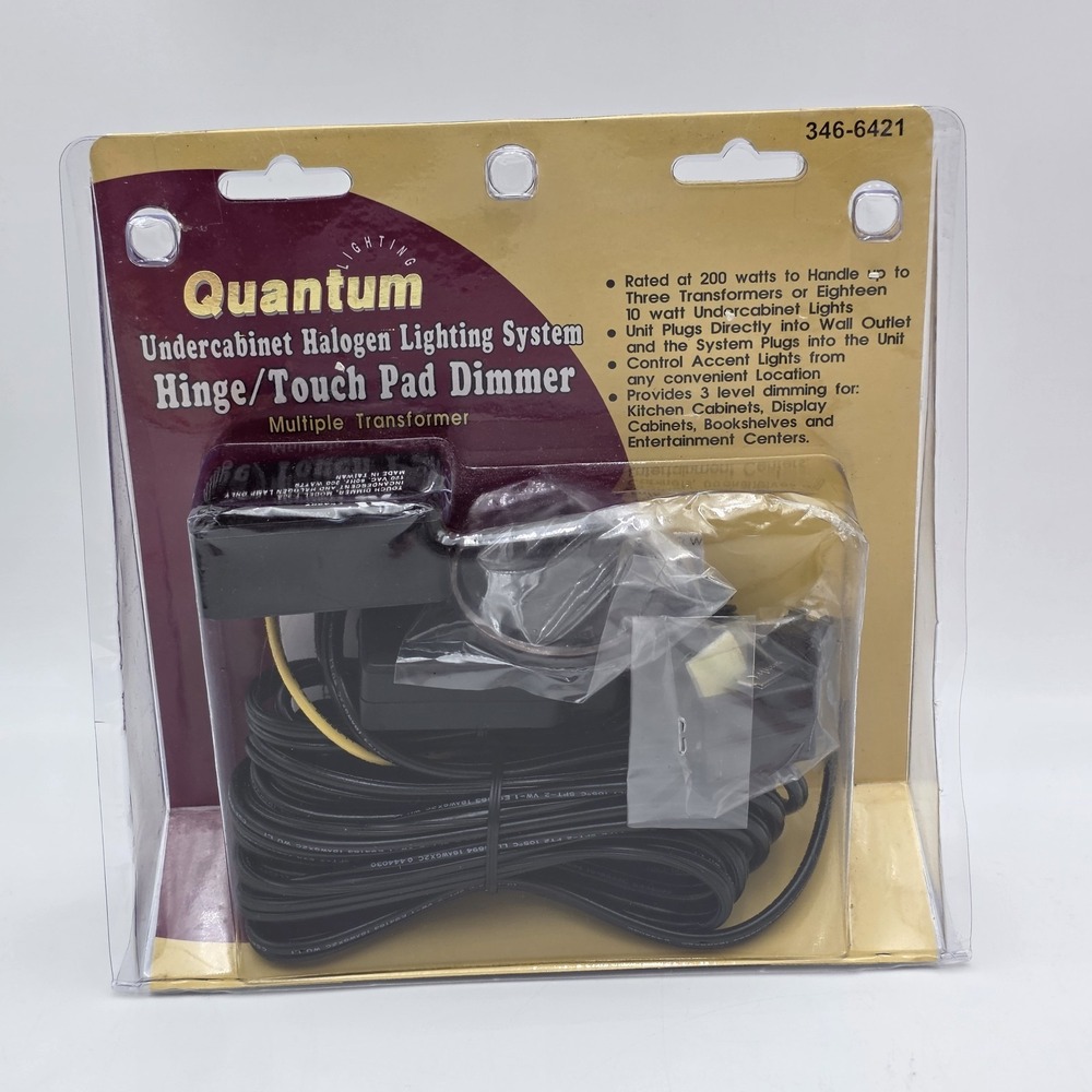 Quantum Lighting Undercabinet Halogen Lighting System Touchpad Dimmer 346-6421